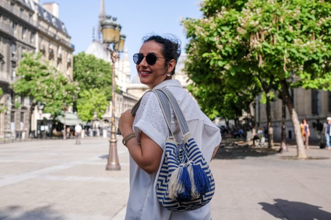 Stef en Azur sac wayuu colombie